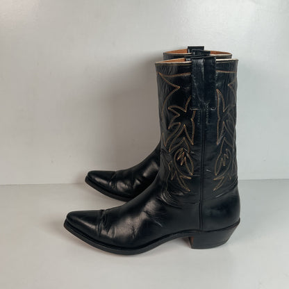 1950s Frye Authentic Cowgirl Boots 7.5 C Snip Toe