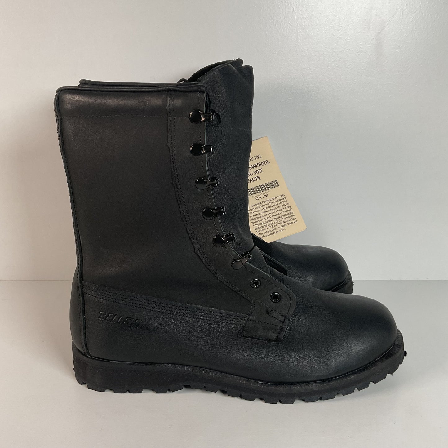 Belleville Intermediate Cold/Wet Boot | Black | USA Made | 12 R