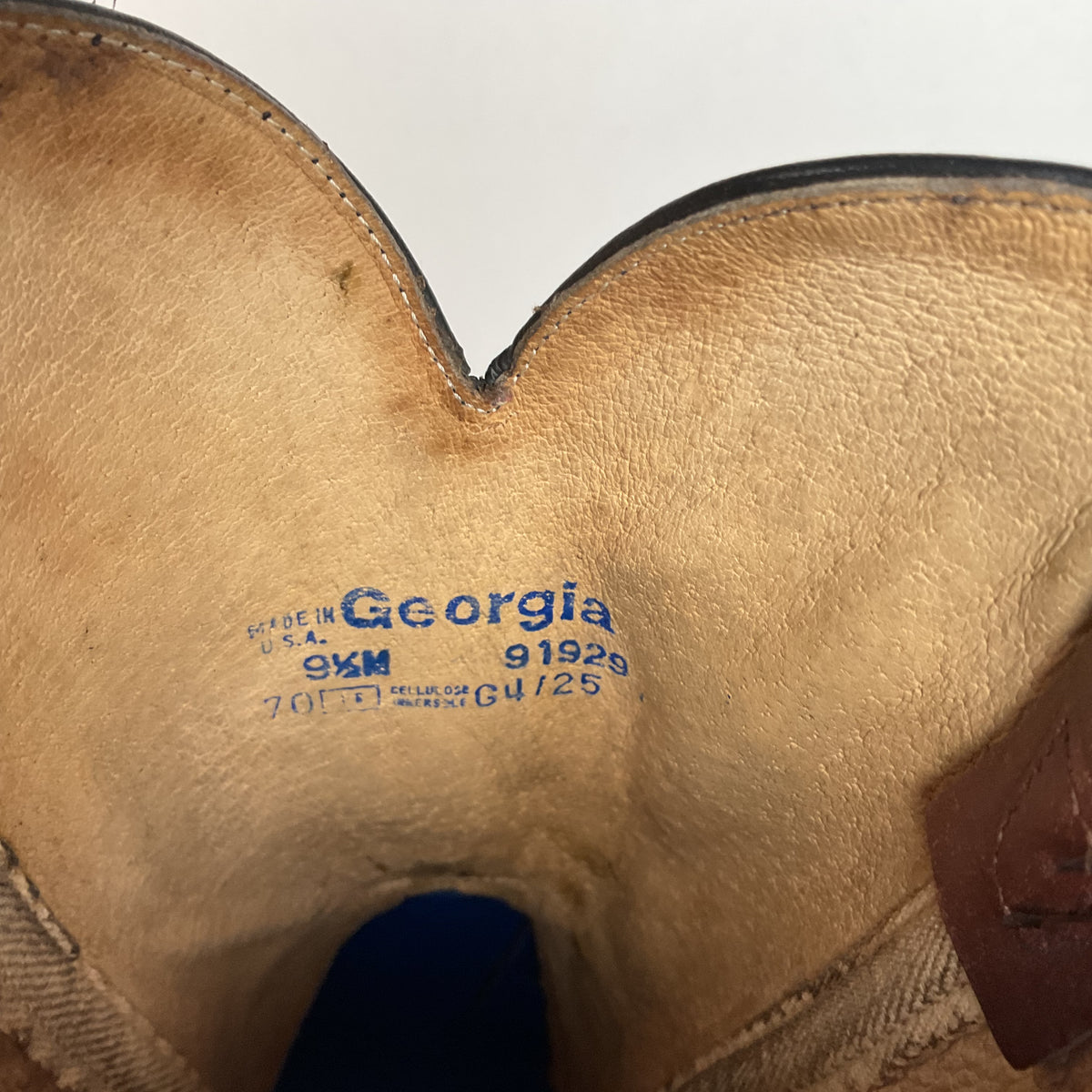Vintage Georgia Cowboy Work Boots | Thick Hide | USA Made | Men’s 9.5 M