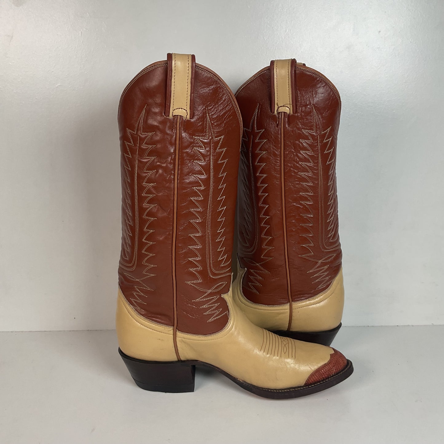 Tony Lama Urban Cowboy Boots Men’s 7 B | Women’s 8 Gold Label USA Made
