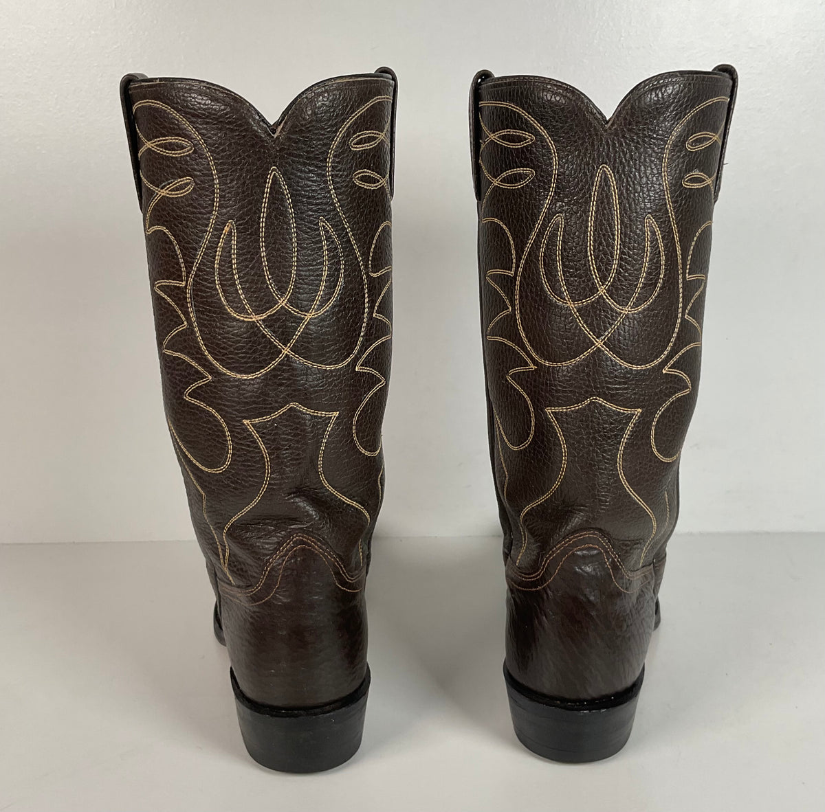 Vintage Acme Cowboy Boots | 1960s | Brown | Narrow | Men’s 8 | Women’s 9