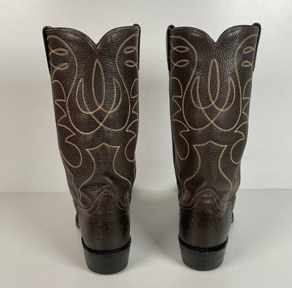 Vintage Acme Cowboy Boots | 1960s | Brown | Narrow | Men’s 8 | Women’s 9
