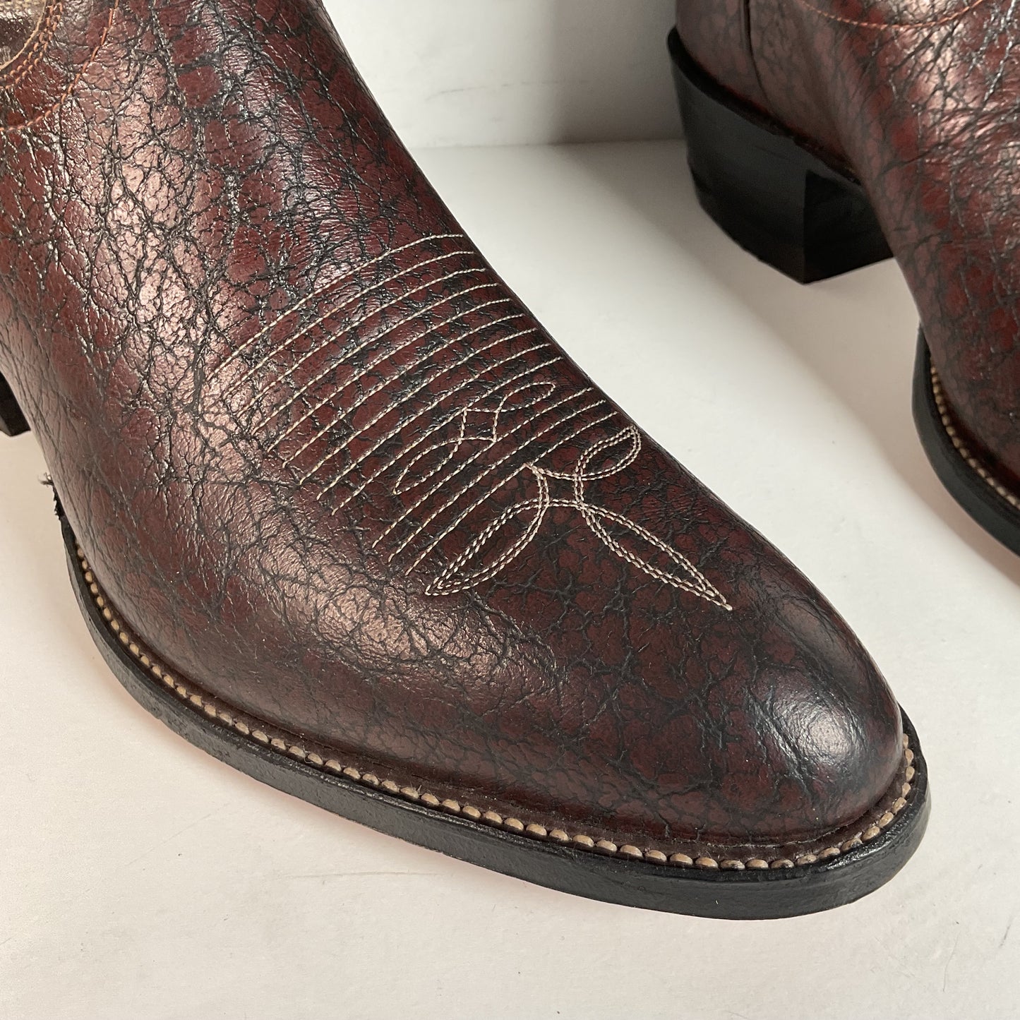 Vintage Tony Lama Caribou Buckaroo Boots | Exotic | Gold Label | Cowboy | 11 E