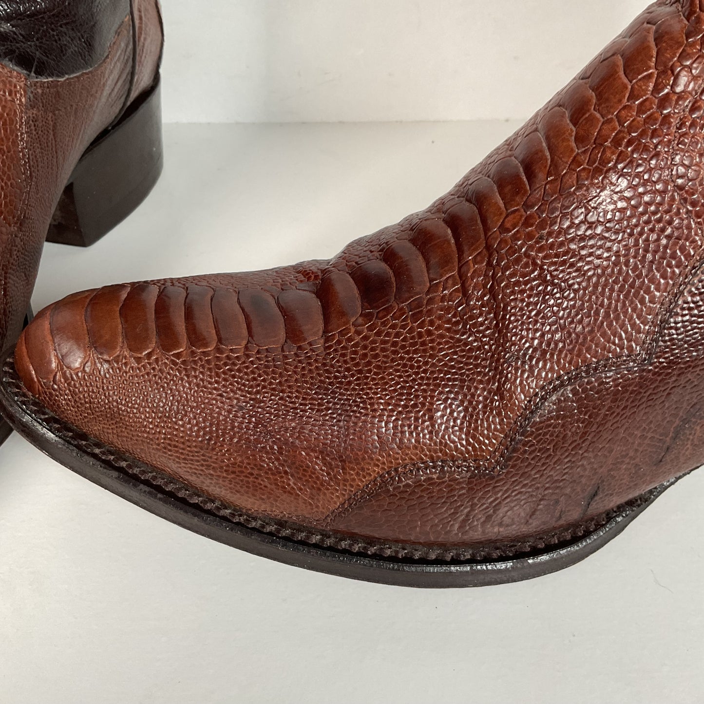 Vintage Cuadra Ostrich Leg Cowboy Boots | Exotic | Men’s 10.5