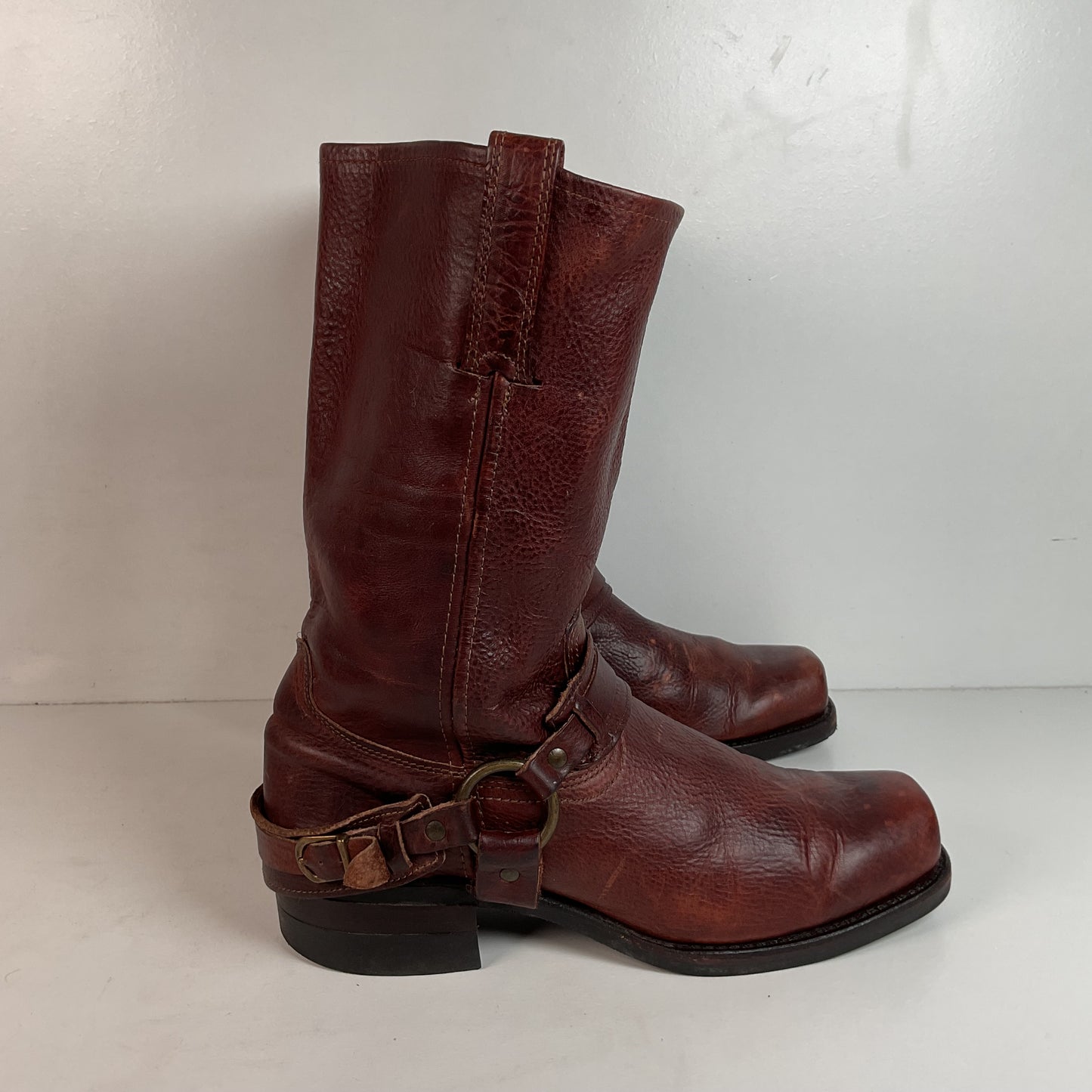 Frye Men’s Belted Harness Boot 11.5 M USA Made Bison Retired