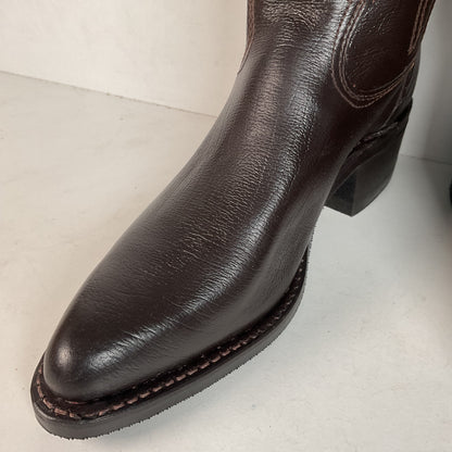 Vintage Texas Water Buffalo Cowboy Boots | USA Made | Exotic | Men’s 8.5 D