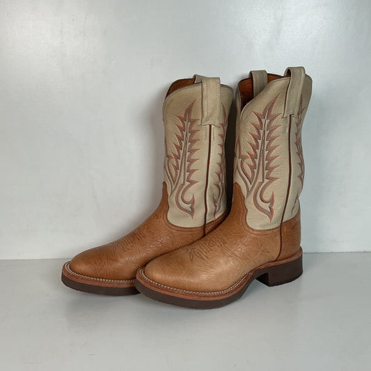 Vintage Tony Lama Women’s Stockman Roper Boots 6.5 B Crepe USA Made