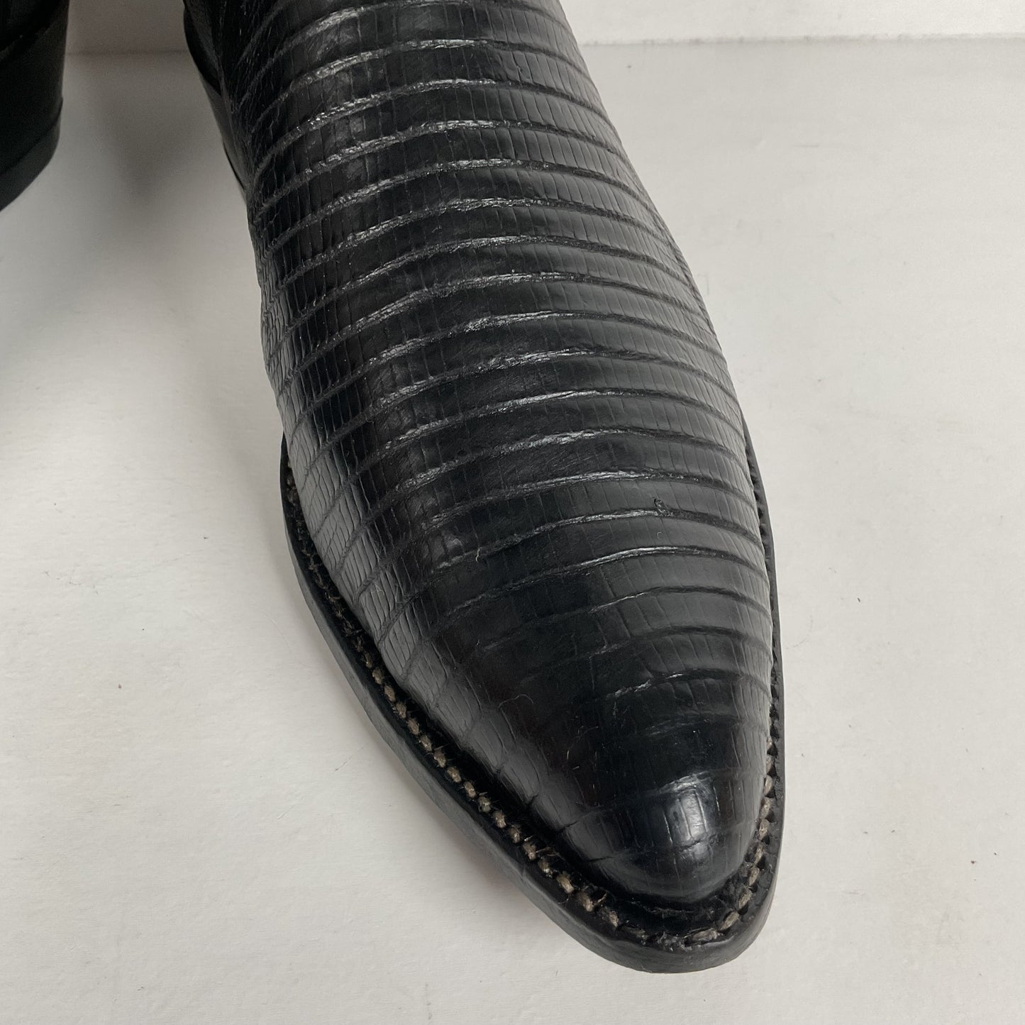 Vintage Tony Lama Cowboy Boots | Teju Lizard | Gold Label | Men’s 10.5 D
