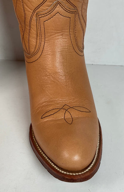 Vintage Frye Cowgirl Boots | USA Made | Butterscotch | Women’s 8.5 B