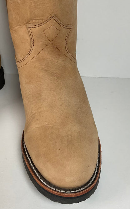 Justin Elk Skin Roper Boots | Tekno Crepe | USA Made | Women’s 7 B