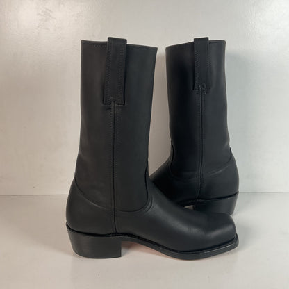 Frye Men’s Black Oiled Cavalry Boots 9.5 M USA Made Campus