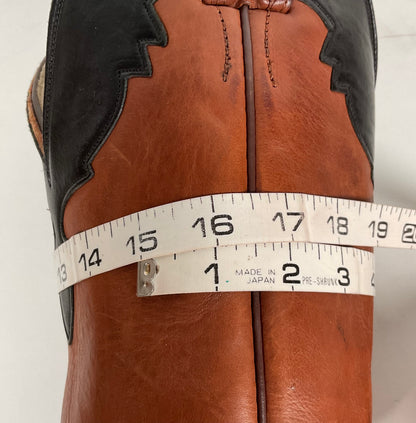 Olathe Tall Top Buckaroo Boots | USA Made | Overlay | Men’s 6 C | Women’s 7