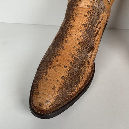 Vintage Dan Post Water Snake Cowboy Boots | Snakeskin | USA Made | Men’s 9.5 D