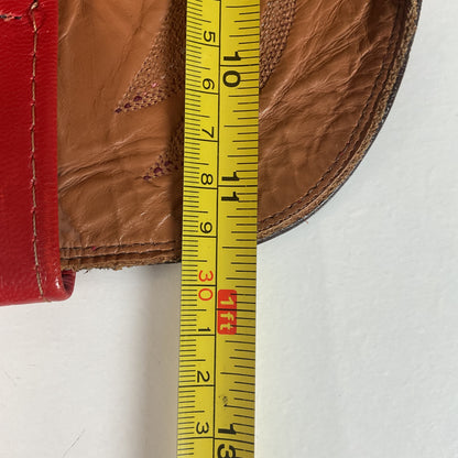 Lucchese 2000 Ostrich Quill Cowboy Boots | Exotic | Tooled Inlay | Men’s 8.5 D