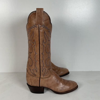 Vintage Tony Lama Gold Label Cowgirl Boots | USA Made | Men’s 5.5 | Women’s 6.5
