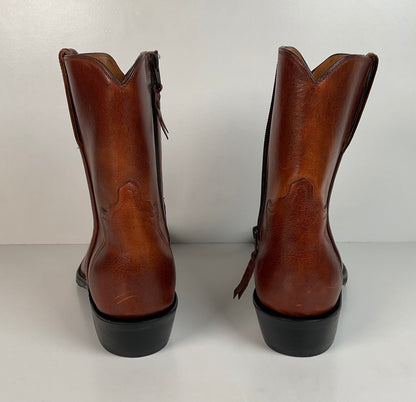 Lucchese Western Side Zip Boots | Ankle | Classics Handmade | 10.5 EE