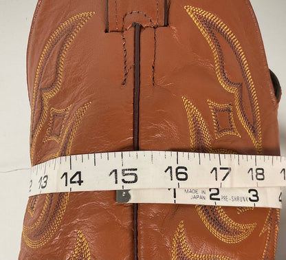 Justin Full Ostrich Quill Cowboy Boots | Exotic | USA Made | Men’s 10 D