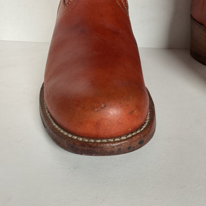 Vintage Dexter Campus Boots | Distressed | Braided | USA Made | Women’s 10 M