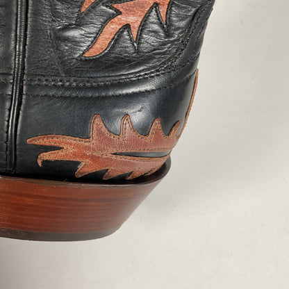 Lucchese Classics Handmade Tooled Cowgirl Boots 6.5 B Pee Wee Style