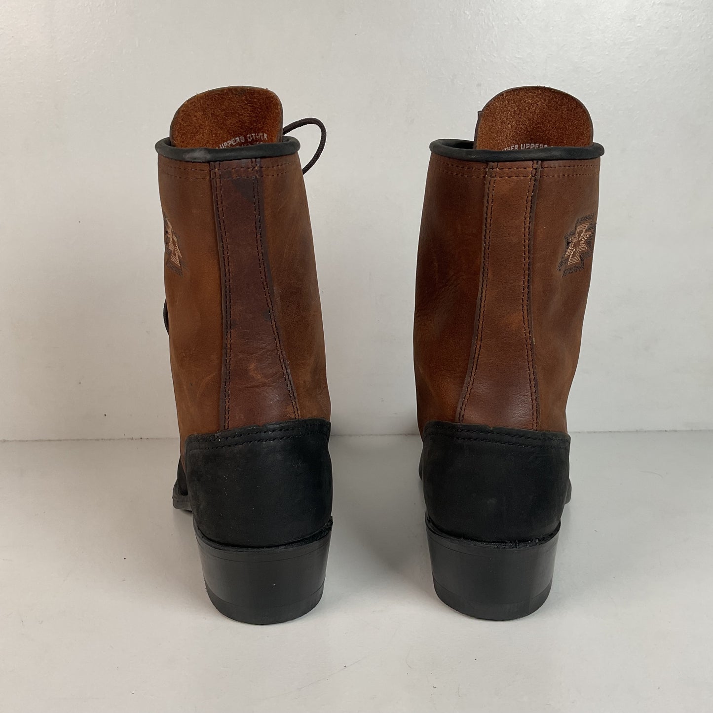 Vintage Abilene Packer Boots | USA Made | Granny | Lace Up | Women’s 7 M