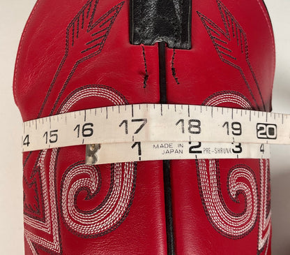 Justin Bent Rail | Exotic Wildebeest Cowboy Boots | USA Made | Men’s 12 D