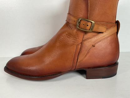 Lucchese Jodhpur Riding Boots | Burnished Calf | USA Made | GY | Men’s 10 D