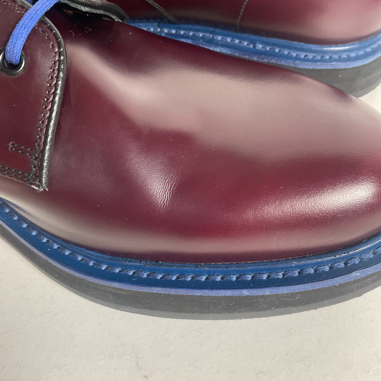 Church’s Custom Grade Cordovan Loafers 9 F | 10 D Great Britain Flag Design