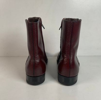 Vintage Florsheim Bullhide Zipper Boots 9.5 D Chelsea Style