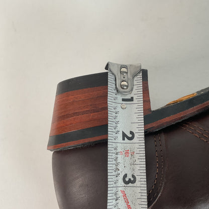 Vintage Santa Fe Western Packer Boots | Apache | Lace Up | USA Made | Women’s 9 M