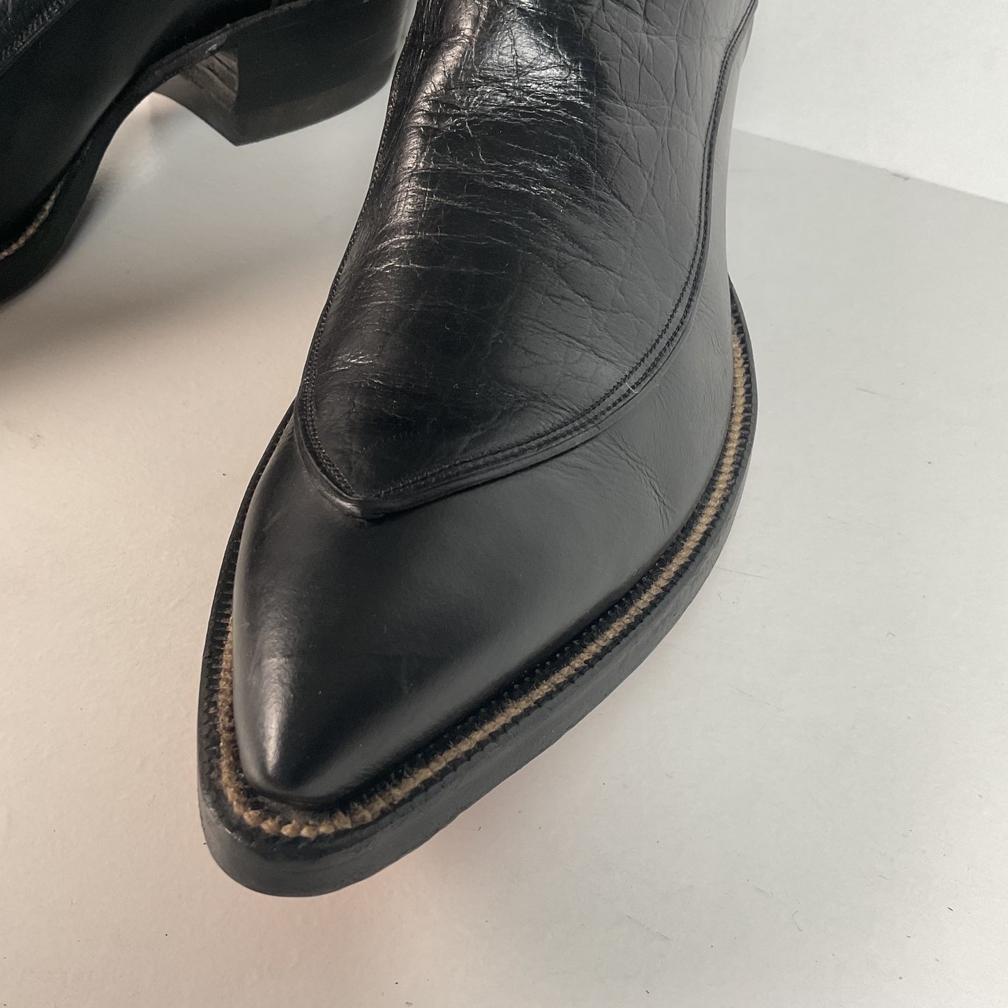 Vintage Justin Algonquin Toe Cowboy Boots | Fort Worth Label | Exotic | 1960s | Men’s 7.5