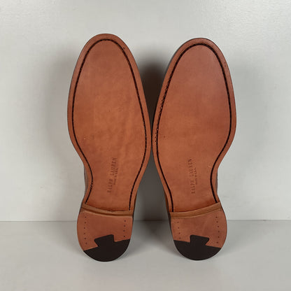 Ralph Lauren Sanderson Burnished Wingtip Shoes | USA Made | 11.5 D