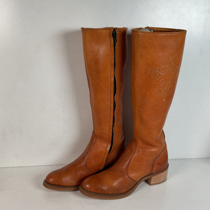 1970s Wrangler Platform Campus Boots — USA Made — 7 N