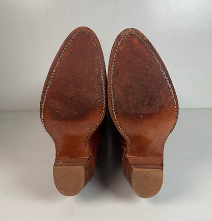 Vintage 1970s Sears’ Berman Tall Riding Boots 7 B USA Made Campus