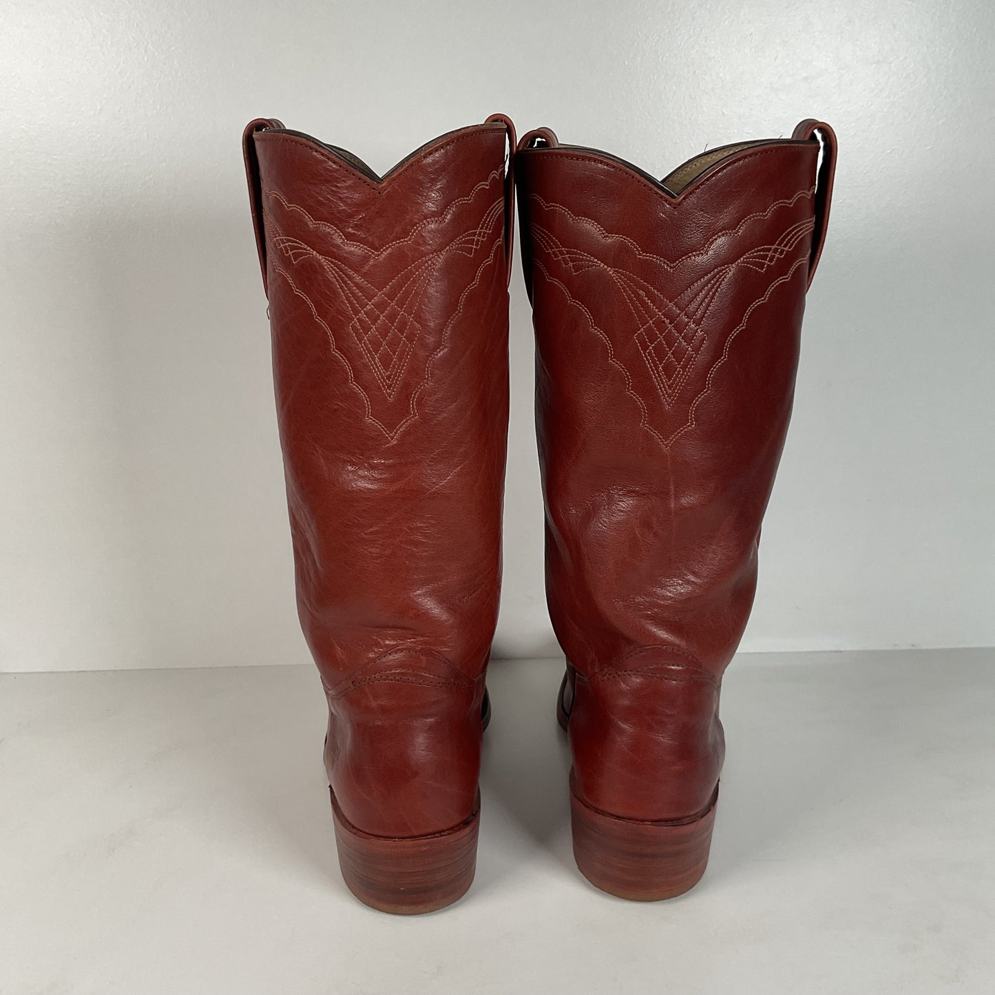 Vintage Frye Cowboy Boots | Chocolate Cow | USA Made | 1980s | Men’s 11 D