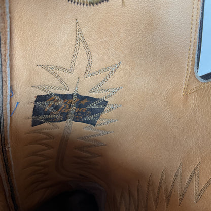 Vintage Tony Lama Caribou Buckaroo Boots | Exotic | Gold Label | Cowboy | 11 E