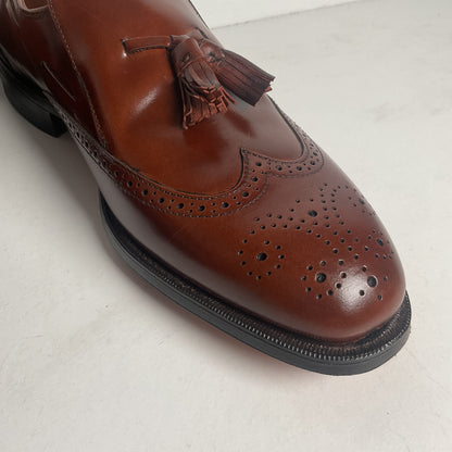 Vintage Hanover Brown Tassel Loafers 11.5 D USA Made
