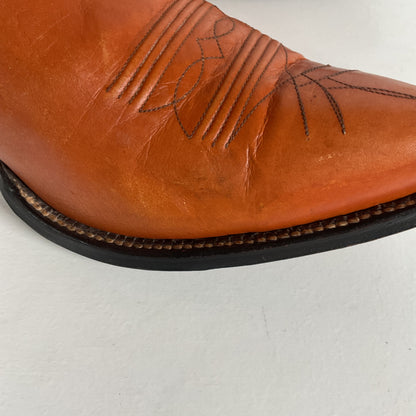 Vintage Tony Lama Cowboy Boots | X Toe | 1950s | Men’s 7.5 D