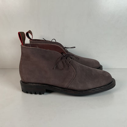 Allen Edmonds Grey Horween Nubuck Chukka Boots 9 3E Survey Port Washington