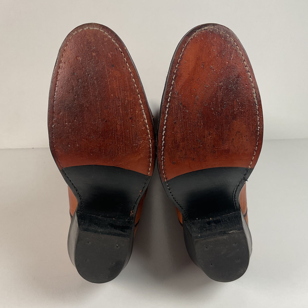 Olathe Brown Mule Buckaroo Boots | Tall Top | USA Made | Men’s 8.5 D