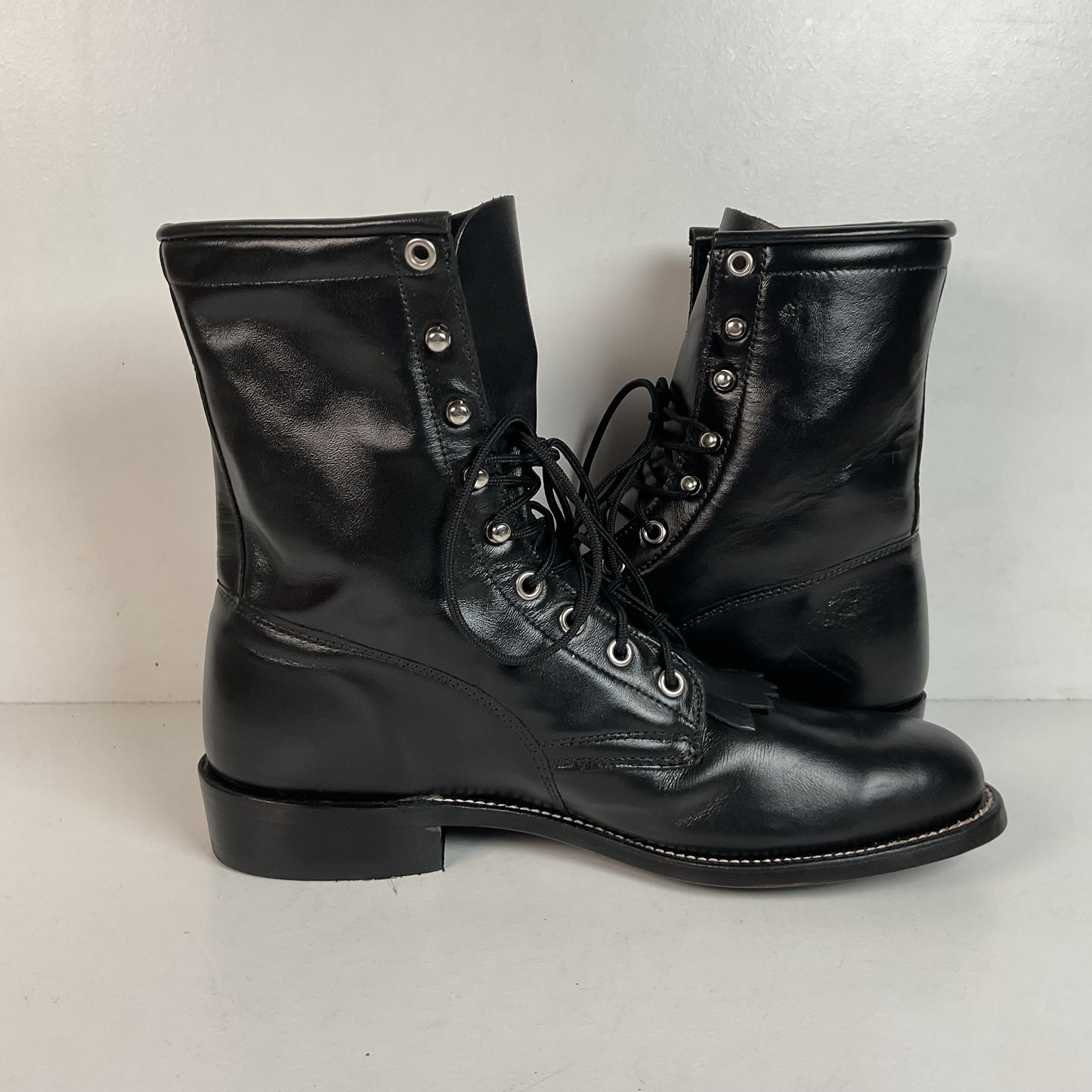 Vintage J. Chisholm Kiltie Packer Boots Men’s 8 D | Women’s 9 USA Made Lace Up