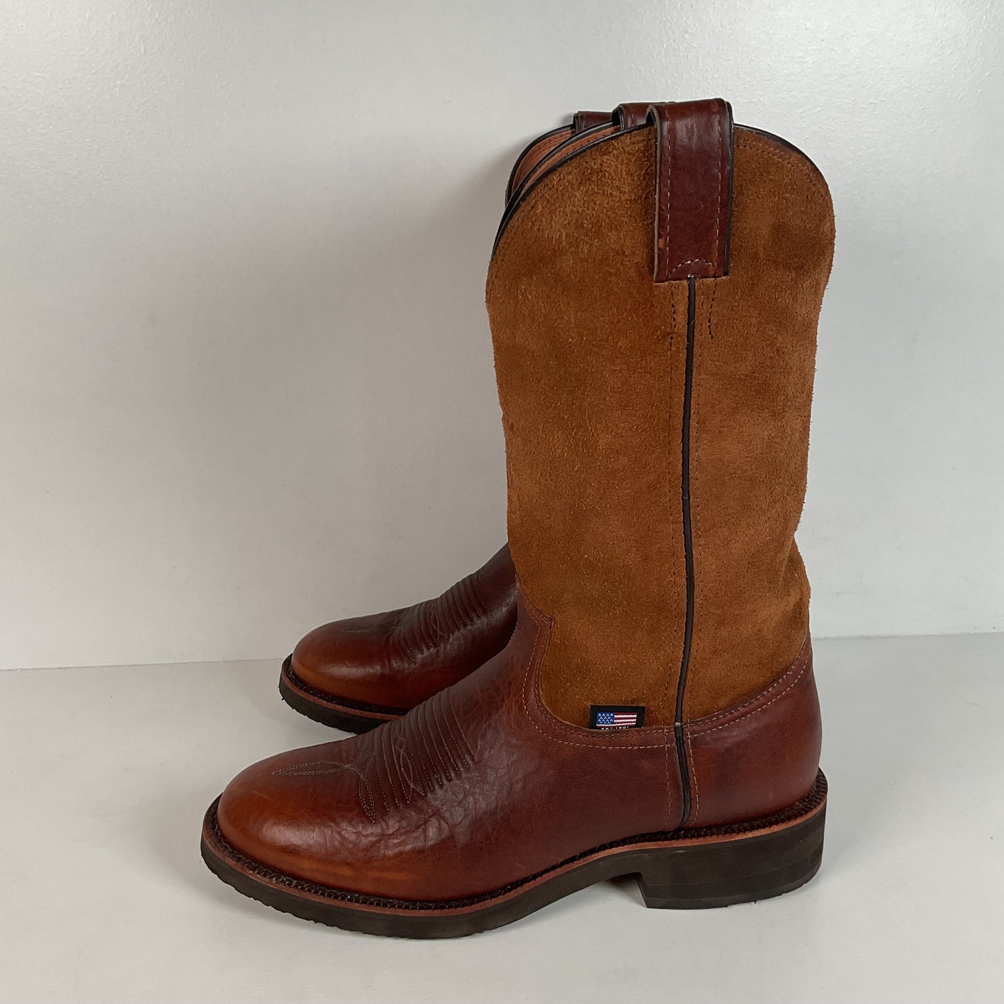 Chippewa Cowboy Boots | USA Made | Soft Toe | Men’s 9 D