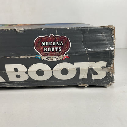 Vintage 1980s Nocona Cowboy Boot Box Only Alex Ebel Artwork