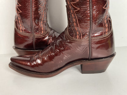 Lucchese 1883 Patent Leather Cowgirl Boots | USA Made | Women’s 6 B