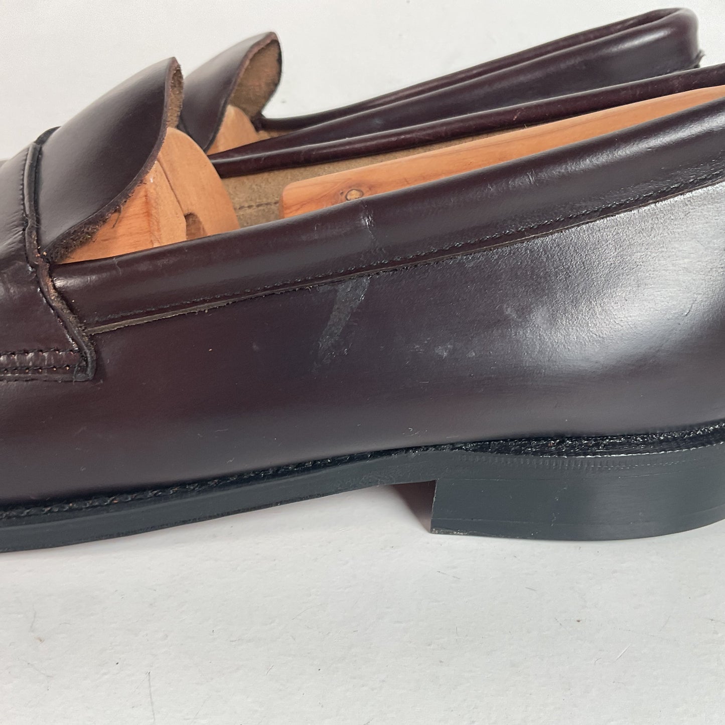1970s Jarman Moccasin Penny Loafer 12 B Hand Sewn Benchmark