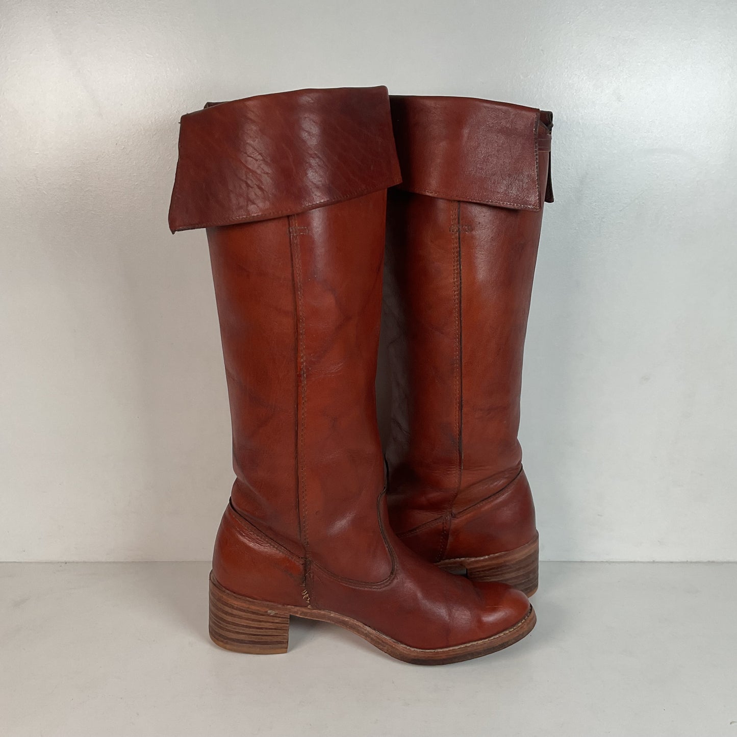 Vintage Dingo Acme Women’s Cuffed Campus Boots 9 M USA Made