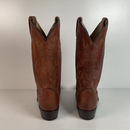 Vintage Dan Post Apache Cowboy Boots | USA Made | Distressed | Men’s 12 D