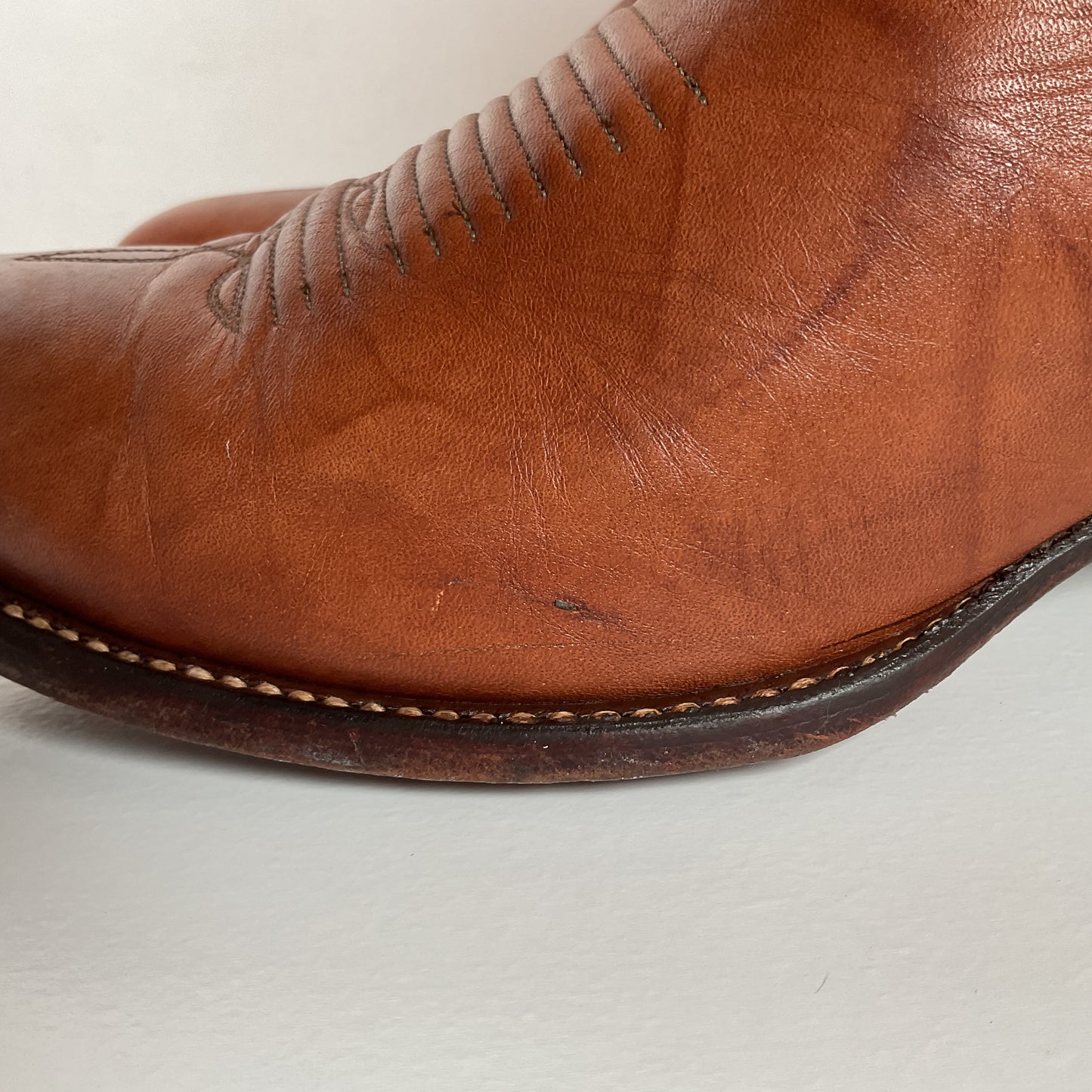 Vintage El Dorado Cowboy Boots | Chocolate Cow | Men’s 11.5 D