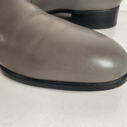 Vintage Johnston Murphy Aristocraft Grey Loafers 13 D Apron Toe USA Made