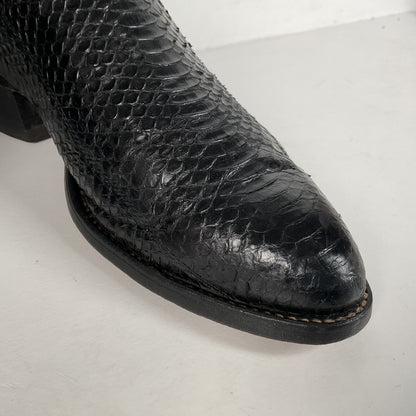 Texas Imperial Snakeskin Cowboy Boots | USA Made | Python | Set of (2) | 9.5 D