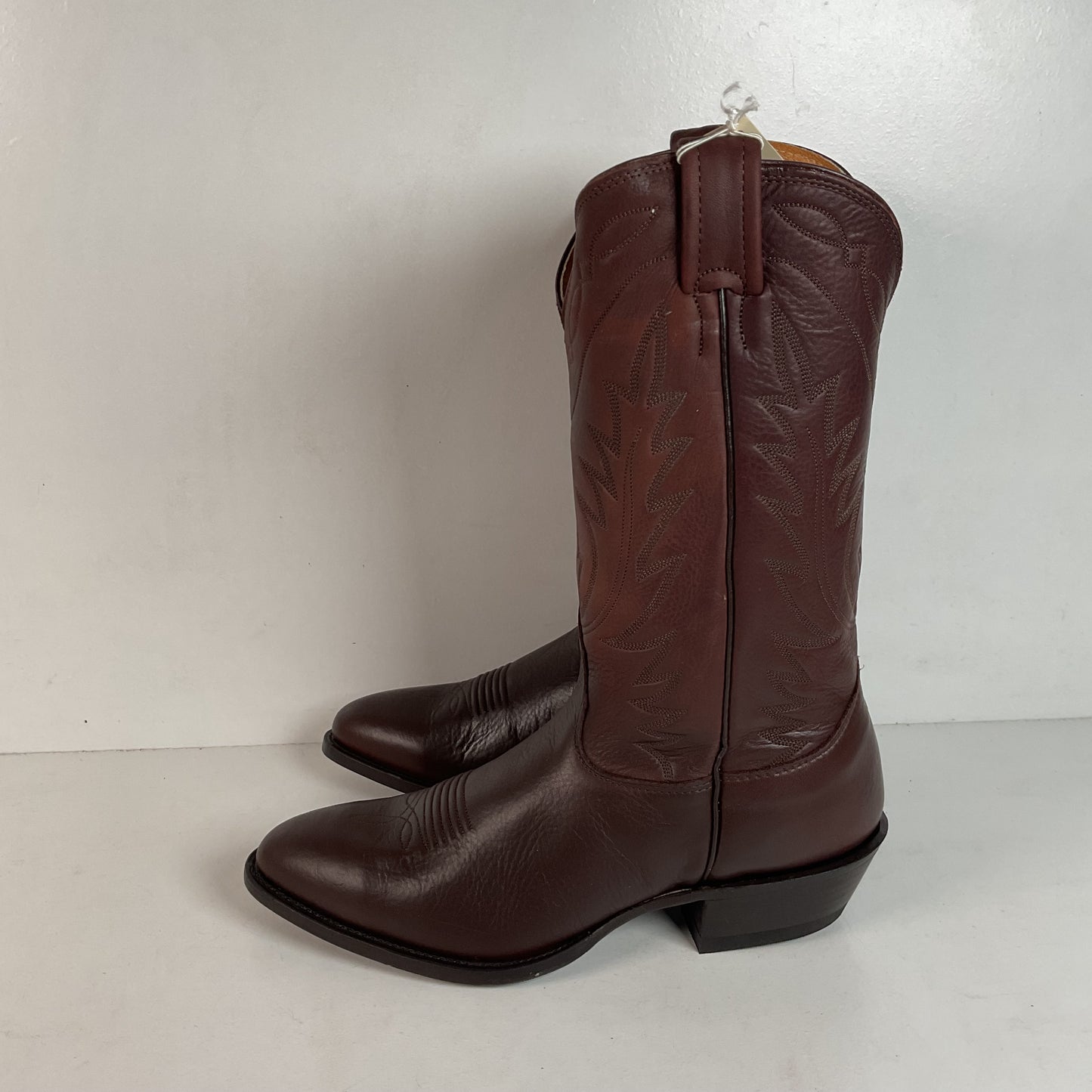 Vintage Nocona Deer Skin Cowboy Boots — USA Made — Original Box — 9 EE